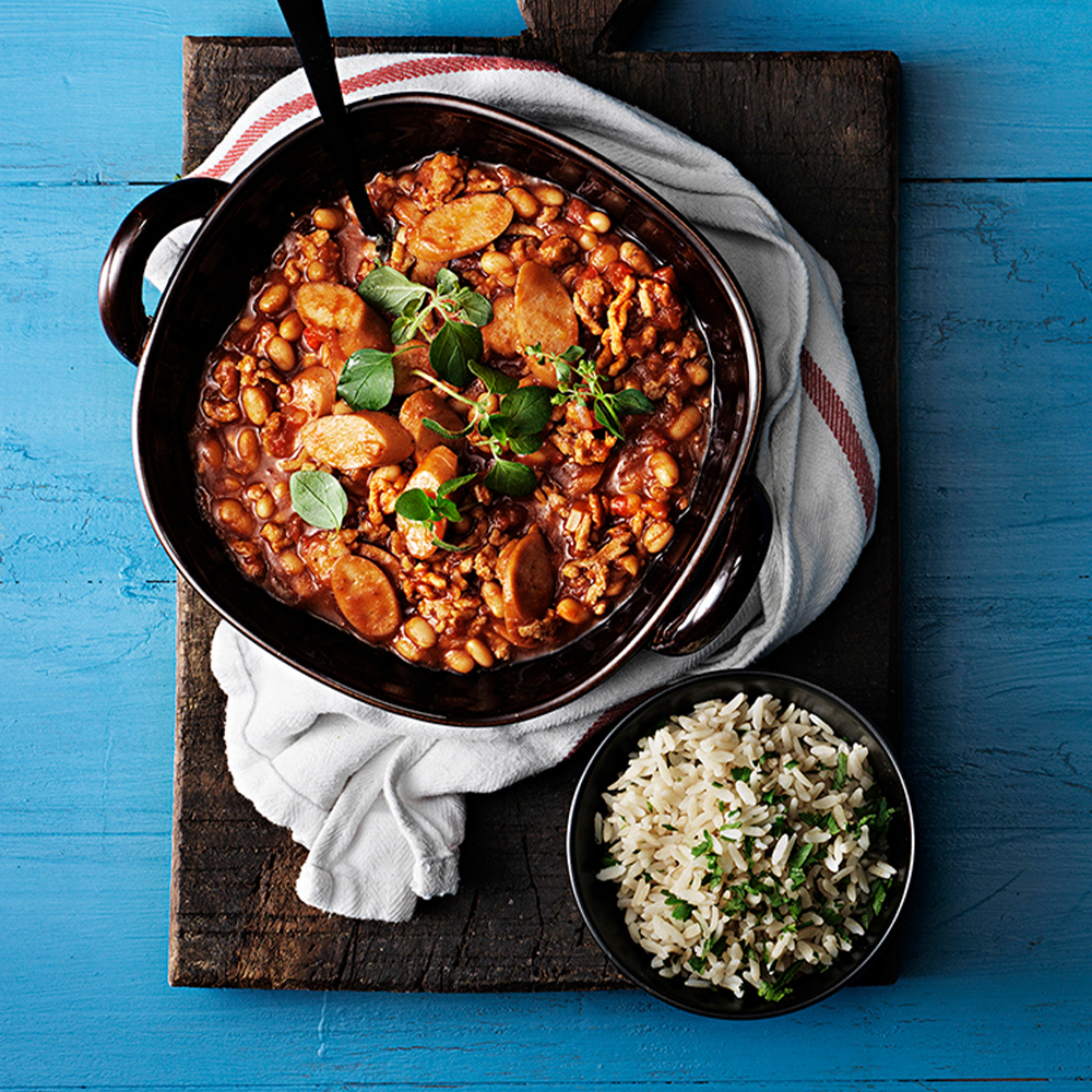 Chili-con-Pollo-med-bönor-och-kycklingchorizo