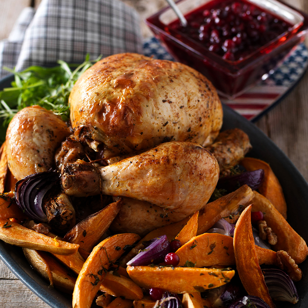 Kyckling-på-amerikanskt-vis-med-en-god-tranbärssås