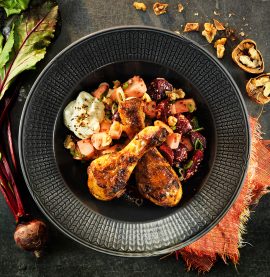 HETA KYCKLINGBEN med en höstig rödbetssallad - Kronfågel