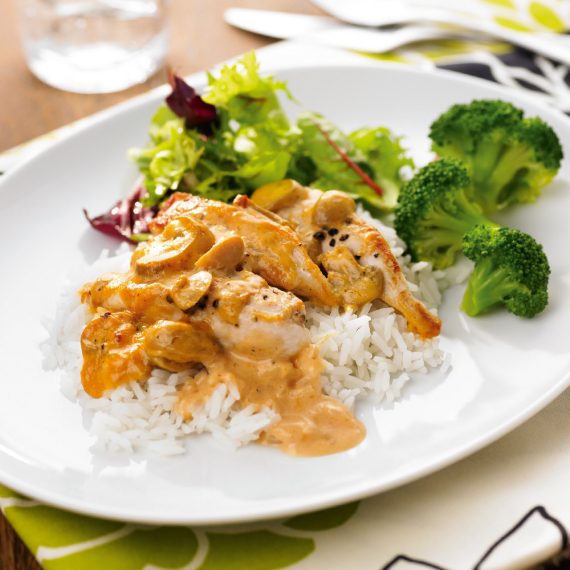 Kycklinggratäng med Mango Chutney-sås