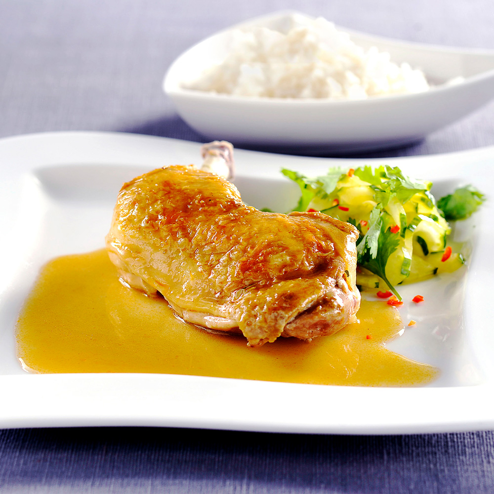 Rödcurrybrässerad-kycklingklubba-med-soja-