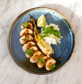 Asiatisk kycklingballotine