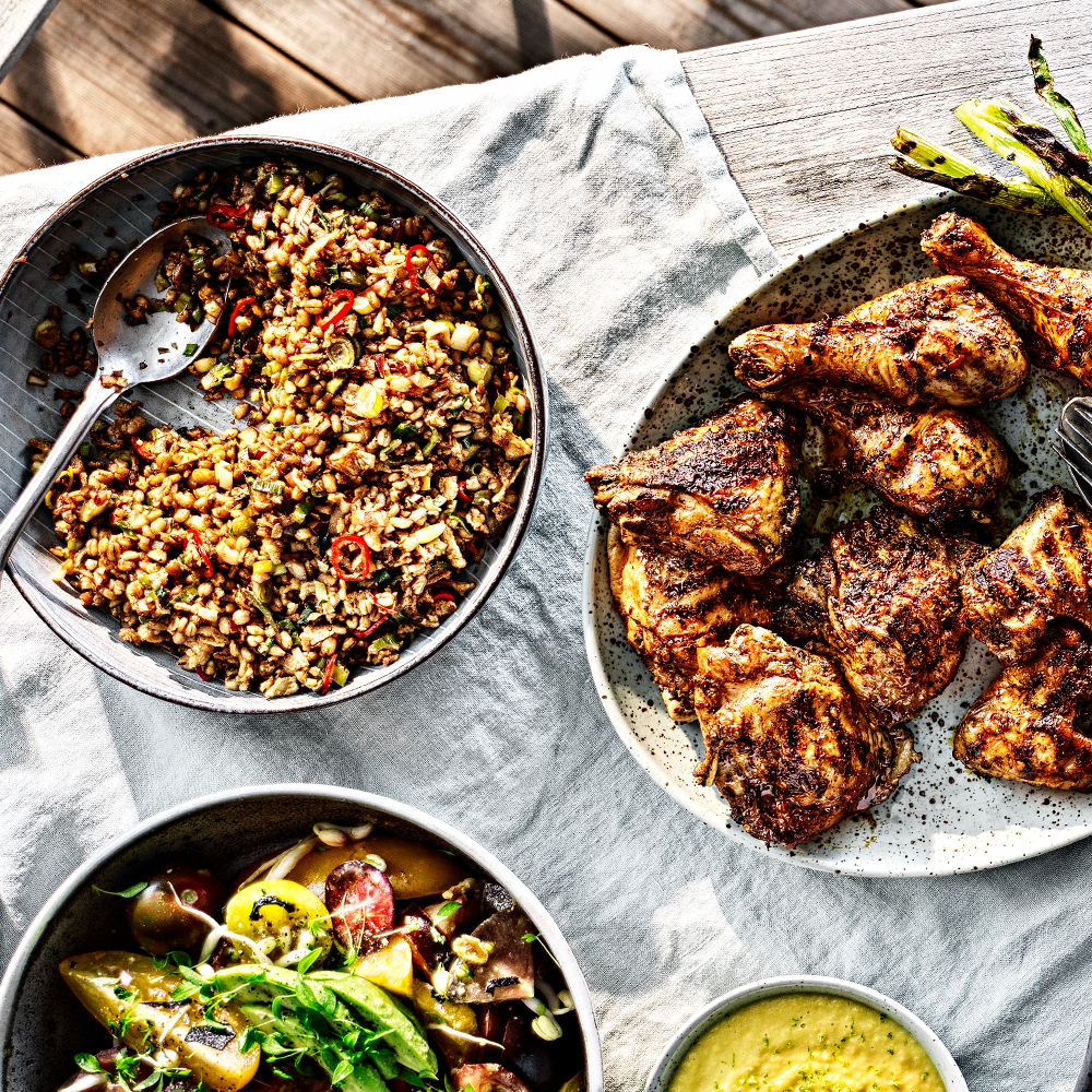 BBQ_grillmix_japan_med_asiatisk tomatsallad