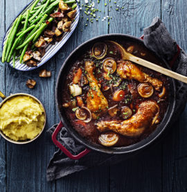 Coq au Vin på Kycklingklubba