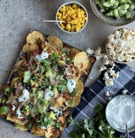 Enkel tacopanna med topping